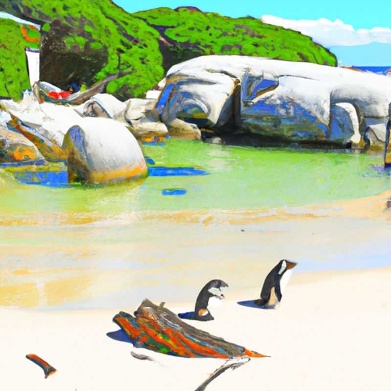 At Boulders Beach Penguin Colony&#44; Witness the Majestic African Penguins in Their Natural Habitat