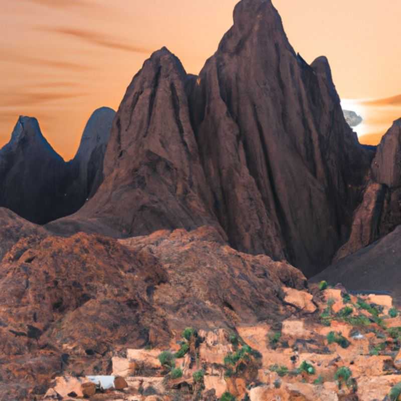 A Journey through Time: Unveiling the Enchanting Landscapes of Tamanrasset in Winter