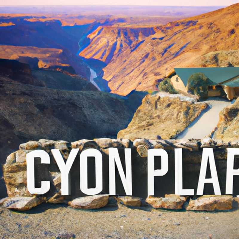 A couple embarks on a breathtaking adventure through the rugged and awe-inspiring Fish River Canyon, Namibia, during the transitional period between summer and fall, capturing the canyon's mesmerizing beauty in all its seasonal splendor.
