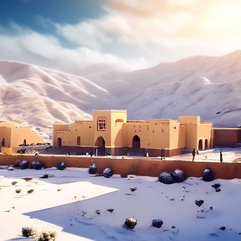 Os Estúdios Atlas em Marrakesh, Marrocos: um local icônico de filmagens cinematográficas.