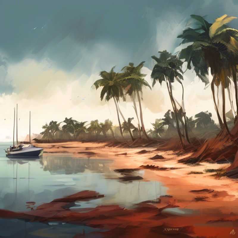 A lone traveler stands in awe, surrounded by the untamed natural splendor of the Bijagós Archipelago in Guinea-Bissau, a hidden gem that beckons the intrepid explorer to discover its serene, unspoiled beauty during the winter months.