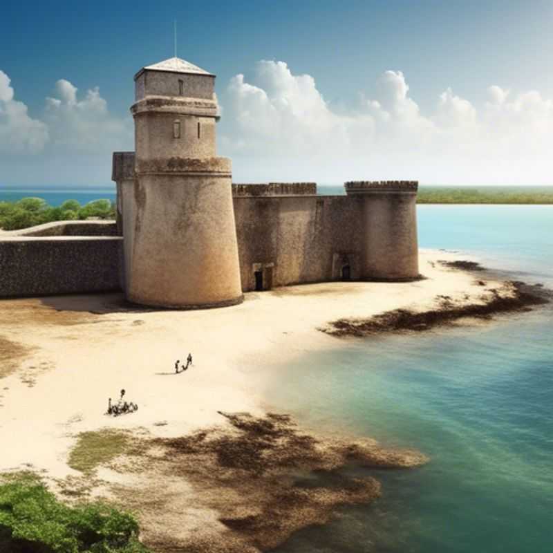 La forteresse de São Sebastião, Mozambique : une vue impressionnante de cette citadelle historique.