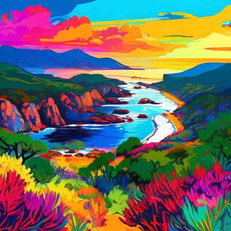 Le Parc National de Tsitsikamma, Afrique du Sud : une côte spectaculaire avec des forêts luxuriantes et des possibilités d'activités de plein air.