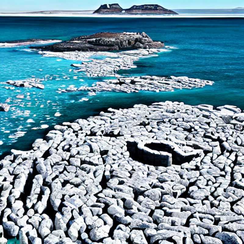 Deux couples appréciant la vue magnifique de l'île Robben, en Afrique du Sud, lors de leurs vacances d'été.