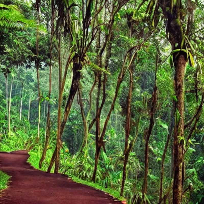 Une vue luxuriante de la Forêt Impénétrable de Bwindi en Ouganda, un havre de fraîcheur et de biodiversité, prouvant que Bwindi est une destination idéale pour des vacances d'été inoubliables.