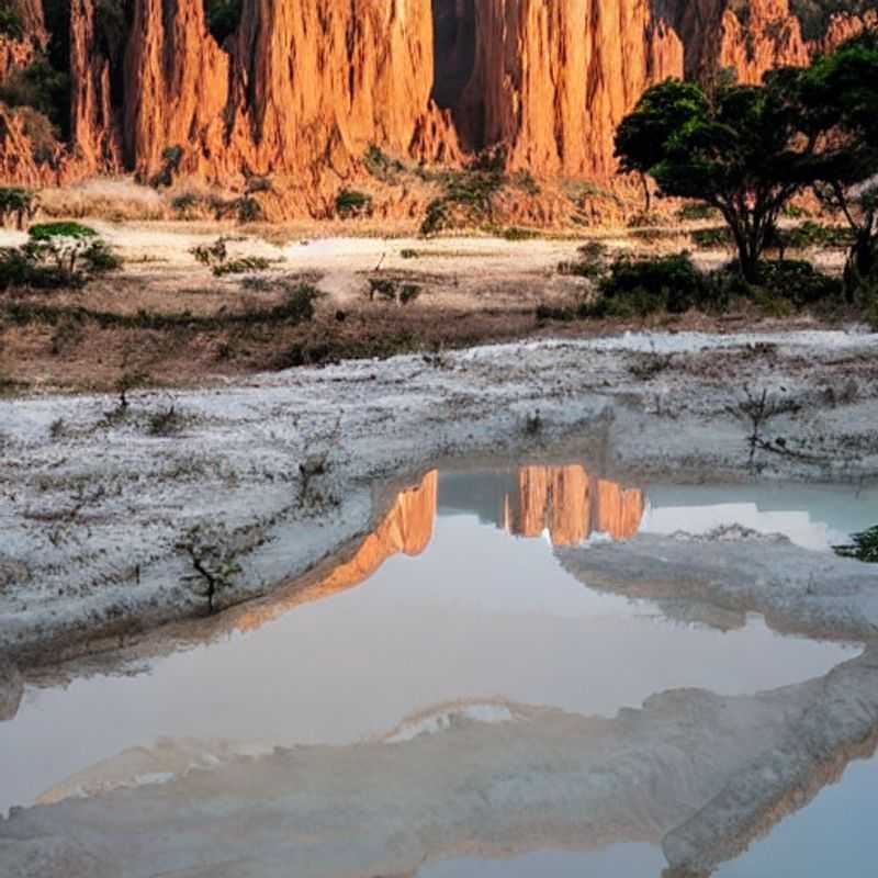 Les pics acérés du Tsingy de Bemaraha, Madagascar, un paysage à couper le souffle capturé pour le voyageur de luxe en quête d'une expérience Instagram inoubliable.