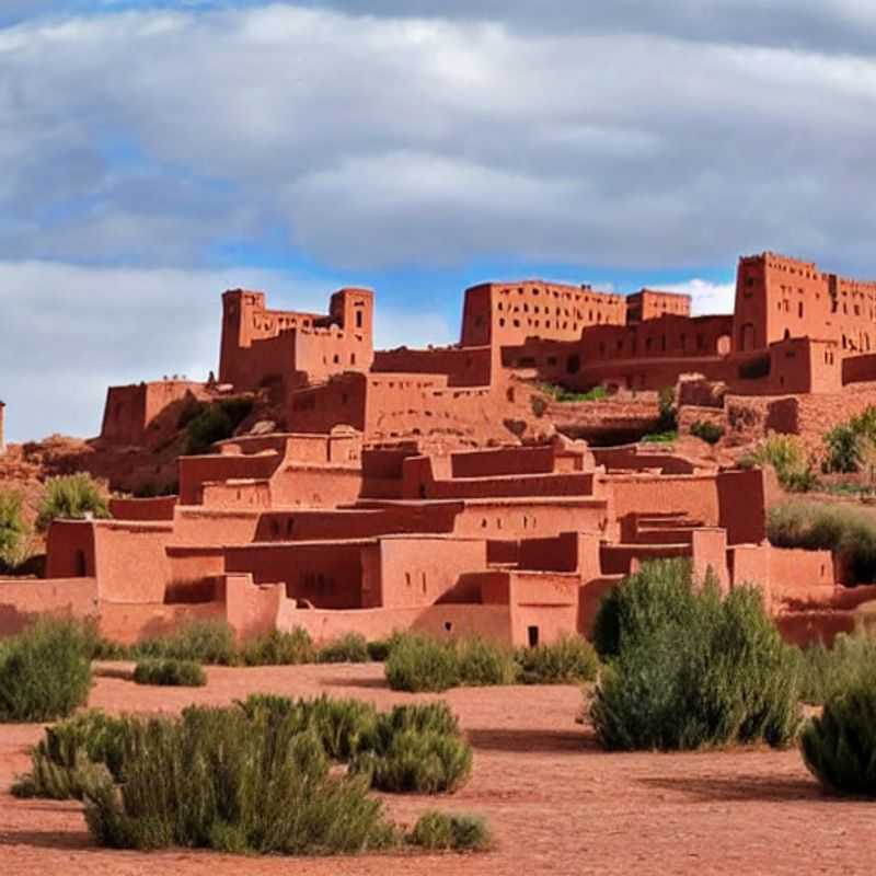 Dusty ochre kasbahs of Aït Benhaddou bake under the Moroccan sun - a summer mirage of ancient beauty, but is it REALLY the best time to visit? (Hint: Pack extra sunscreen and a healthy dose of patience!).