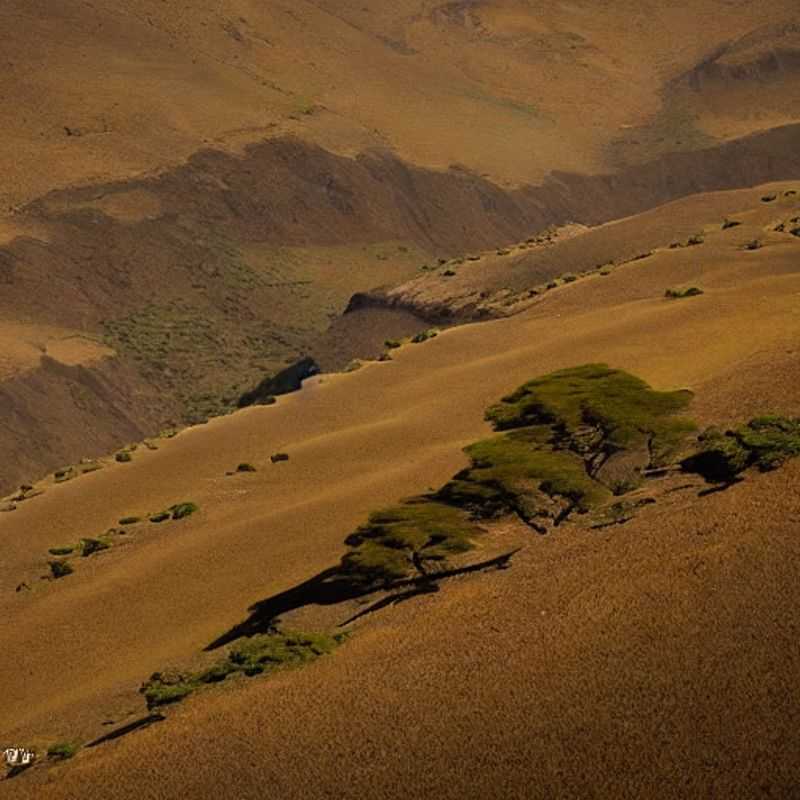 Impresionante vista del Parque Nacional de las Montañas Simien en Etiopía, mostrando su paisaje escarpado y exuberante vegetación durante el verano, para ayudarte a decidir si es un buen destino para tus vacaciones.