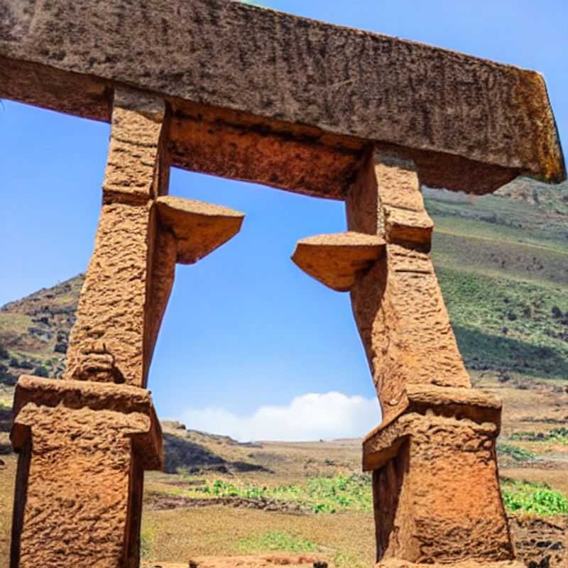 Majestuosos picos y valles verdes del Parque Nacional de las Montañas Simien, Etiopía, un paraíso exuberante que aguarda ser explorado bajo el sol de verano.