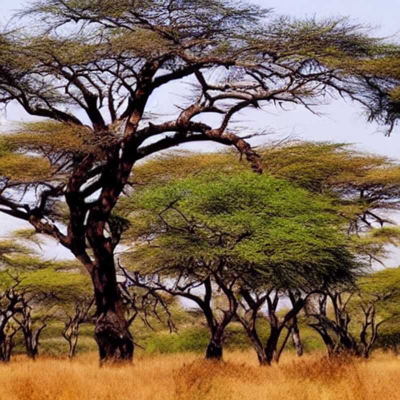 Vast, sun-drenched landscape of Ruaha National Park in Tanzania, showcasing its raw, untamed beauty under the summer heat, a prime example of why it's a unique and potentially rewarding summer holiday destination for intrepid travelers.