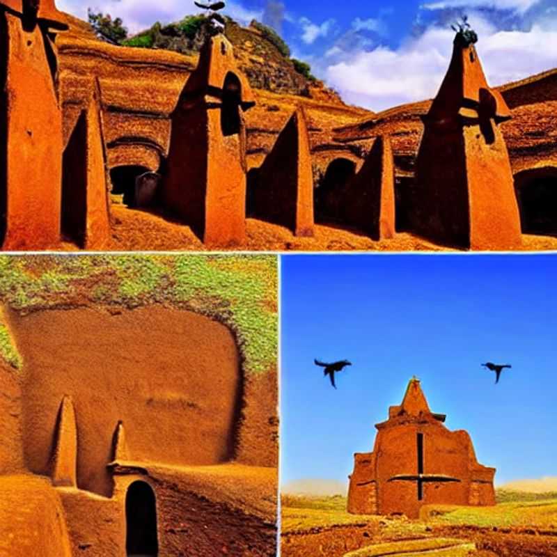 Lalibela's Rock-Hewn Churches stand defiant under the Ethiopian summer sun, a testament to ancient faith offering spiritual solace and architectural marvel amidst a stark, beautiful landscape. Explore its shaded depths for a cool respite during your summer holiday.