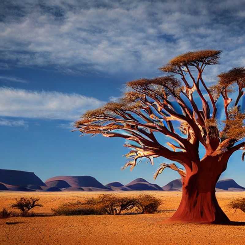 A vast, awe-inspiring vista of the Namib-Naukluft National Park in Namibia, showcasing its otherworldly beauty, ideal for capturing unforgettable group travel moments and sharing them with the world. The perfect backdrop for your luxury social media campaign, adventure awaits!