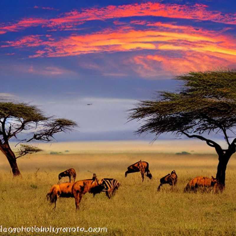 Casal deslumbrado pela vastidão do Maasai Mara, Quênia, durante o verão, testemunhando a vida selvagem florescer sob o sol africano. Uma aventura inesquecível!