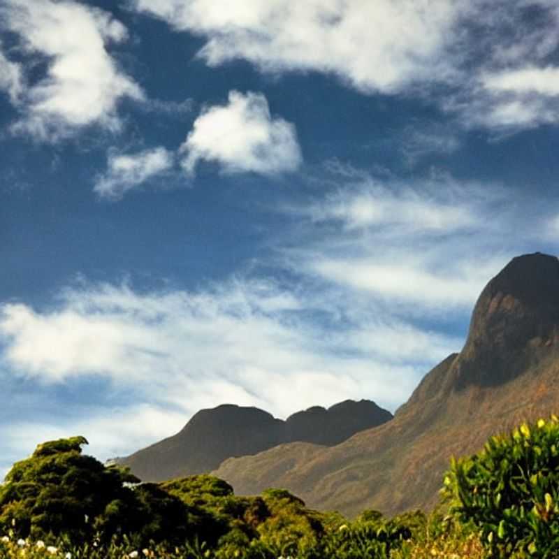 L'imposant Mont Mulanje, paradis verdoyant qui offre une échappatoire rafraîchissante à la chaleur estivale du Malawi. Un lieu idéal pour des vacances d'été inoubliables !