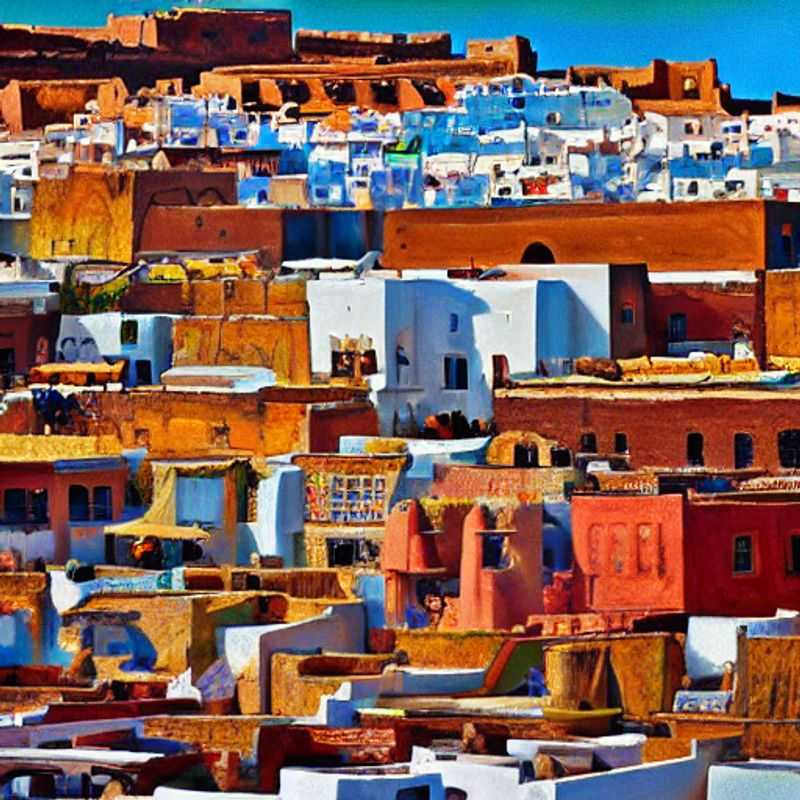 Sun-drenched Essaouira: Azure waves meet ancient ramparts, a breezy haven offering respite from the summer heat, making it the perfect Moroccan getaway.