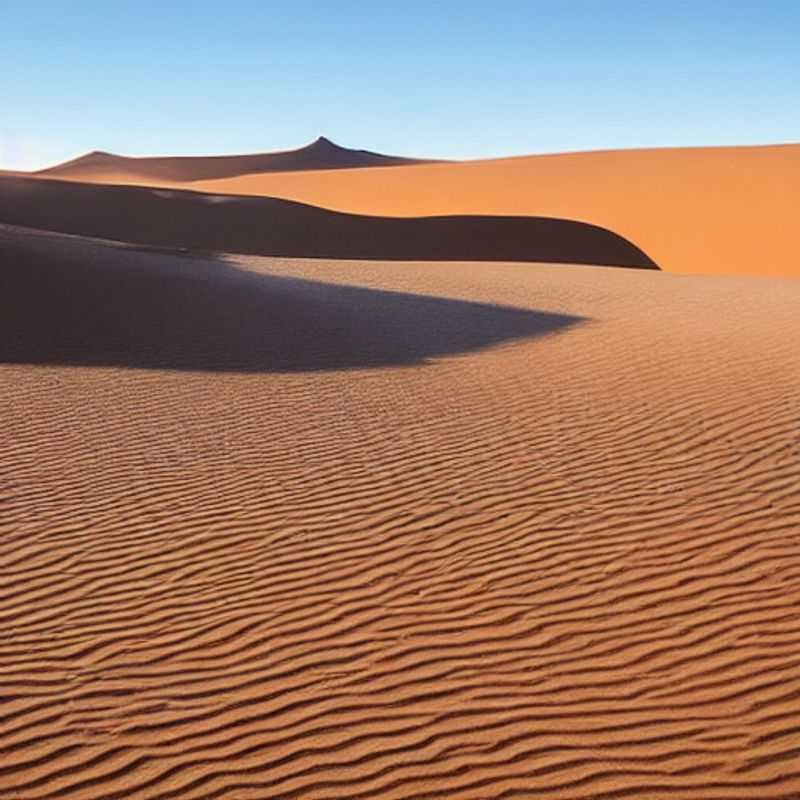 Alt text: A paisagem surreal do Parque Nacional Namib-Naukluft, Namíbia, com suas dunas imponentes sob o calor escaldante do verão. Descubra se este destino desafiador é ideal para suas férias de verão!