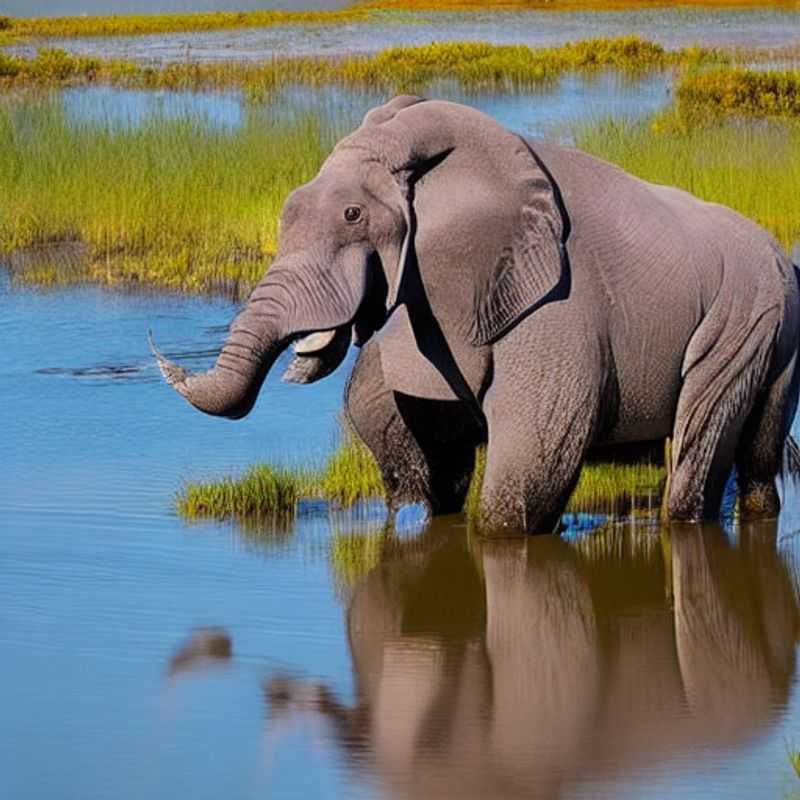 Casais relaxando nas águas serenas do incrível Delta do Okavango, em Botswana, um destino perfeito para férias de verão.