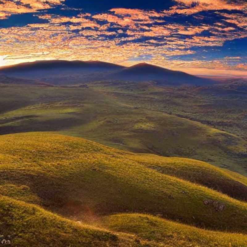 Vue imprenable sur le plateau de Nyika, Malawi, baigné par le soleil d'été : une destination hors du commun pour des vacances estivales inoubliables.