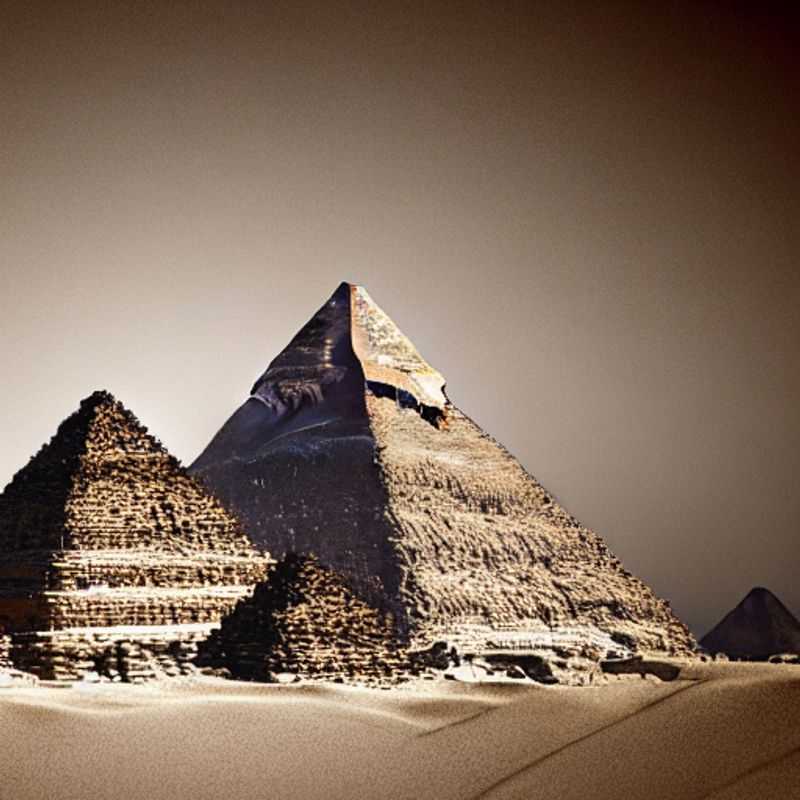 Las majestuosas Pirámides de Giza, elevándose contra el cielo de verano egipcio, un espectáculo imponente que invita a la aventura... ¿será el destino perfecto para tus vacaciones de verano?