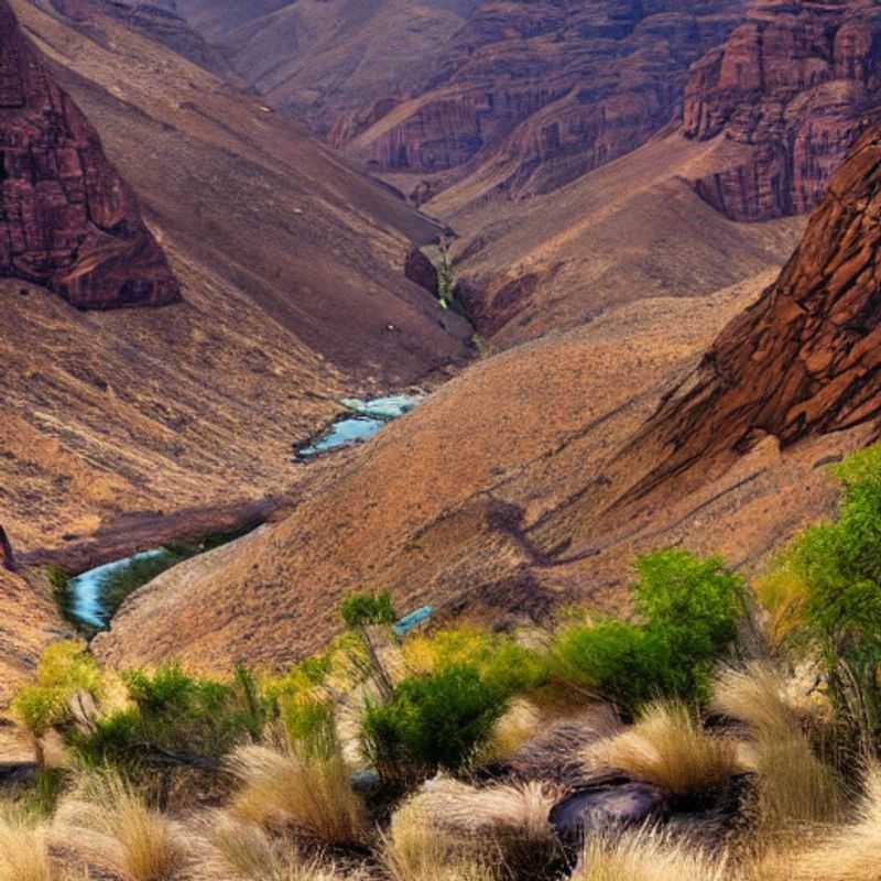 Vast and rugged Fish River Canyon, Namibia, stretching under the summer sun – an adventurer's paradise for those who can handle the heat, but consider the extreme summer temperatures before planning your holiday!