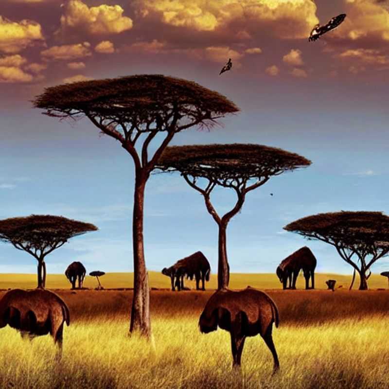 Golden savanna stretching endlessly in Serengeti National Park, Tanzania, basking in the summer sun – a breathtaking landscape begging the question: Is this African jewel the perfect spot for *your* summer holiday adventure?