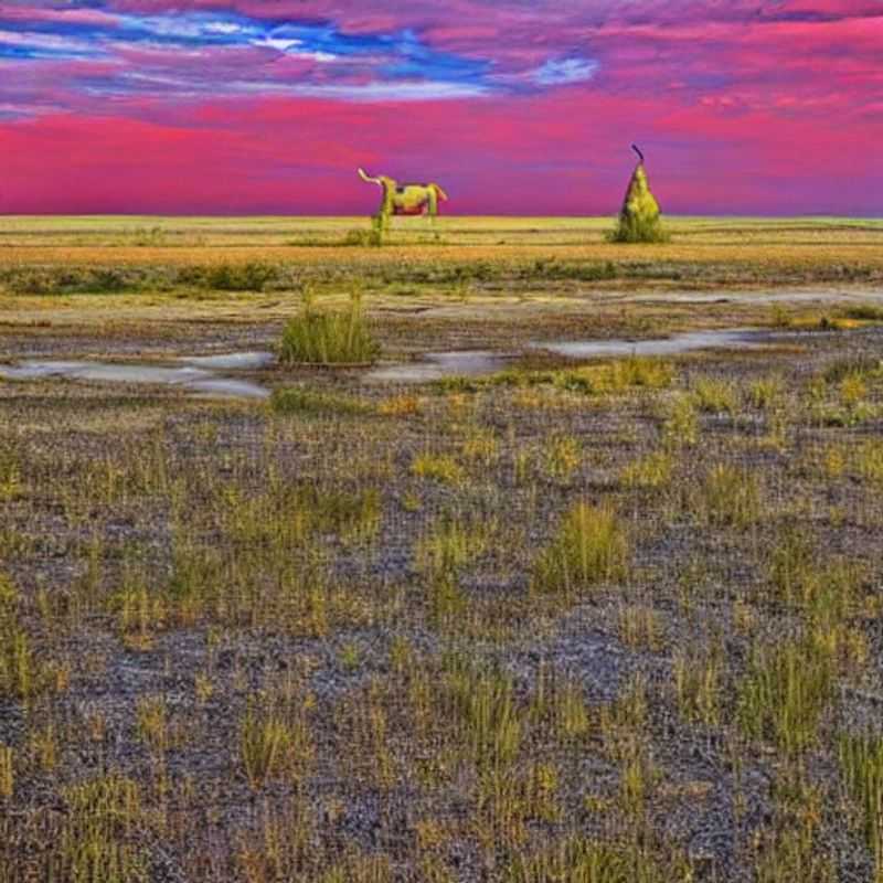Immersion totale dans l'immensité des pans de Makgadikgadi, Botswana : un mirage estival saisissant sous le soleil africain, révélant la beauté unique et sauvage de ce joyau caché, à découvrir pour des vacances d'été inoubliables.