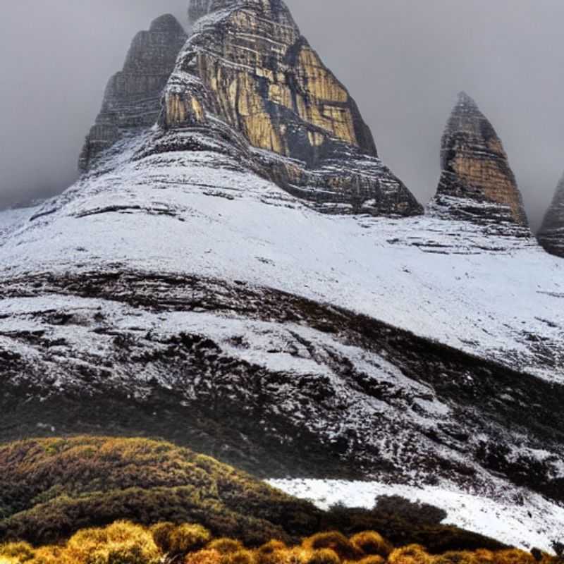 Cathedral Peak's majestic silhouette, a breathtaking backdrop for your ultimate luxury #WeekendVibes and that envy-inducing social media post. South Africa's untamed beauty, filtered to perfection for the discerning #TravelGoals achiever.