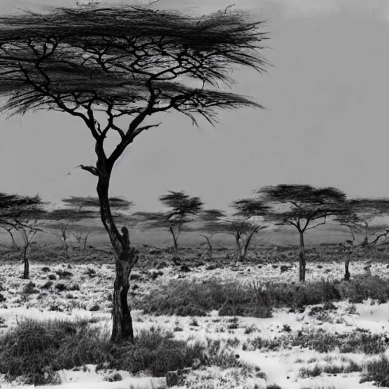 Rebanho de gnus em movimento na vastidão dourada do Maasai Mara, Quênia, sob o sol escaldante de verão. Um espetáculo da natureza selvagem africana que torna o Maasai Mara um destino fascinante para as férias de verão.
