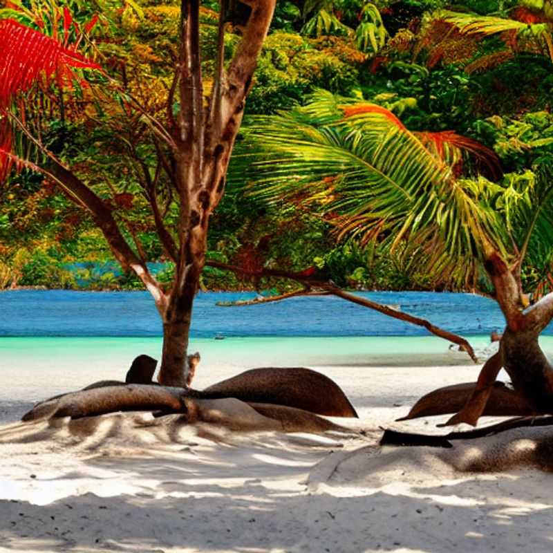 Mahé's pristine Anse Intendance beach, framed by lush greenery and turquoise waters, offering the ultimate luxury backdrop for a long-term traveler's social media feed. Capture the Seychelles' timeless beauty.