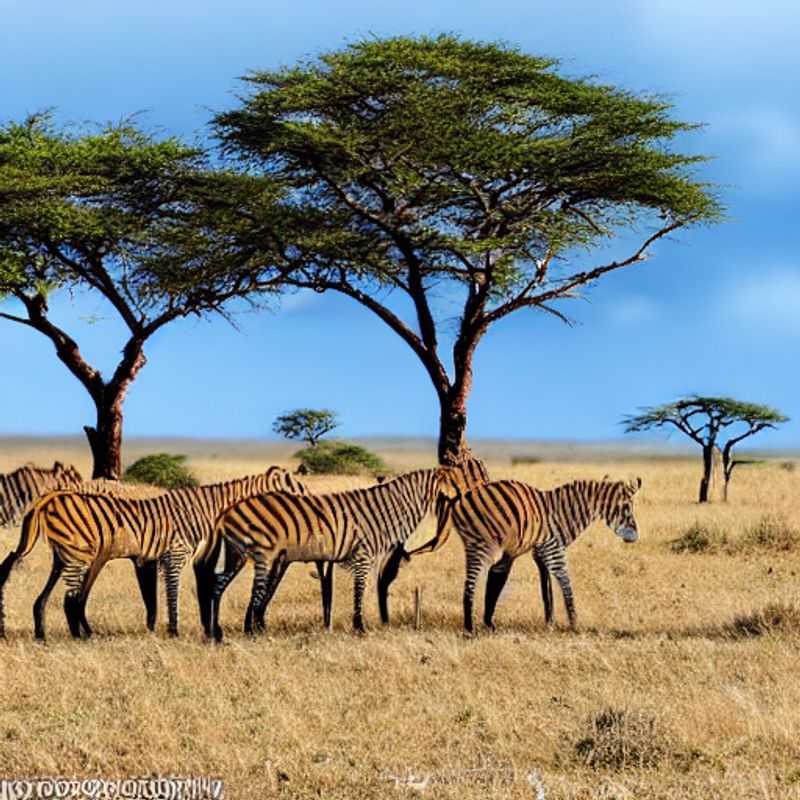 Safári ensolarado no Maasai Mara: um leão majestoso repousa sob a luz forte do verão, ilustrando a beleza e a vida selvagem vibrante que fazem do Maasai Mara um destino imperdível nas férias de verão no Quênia.