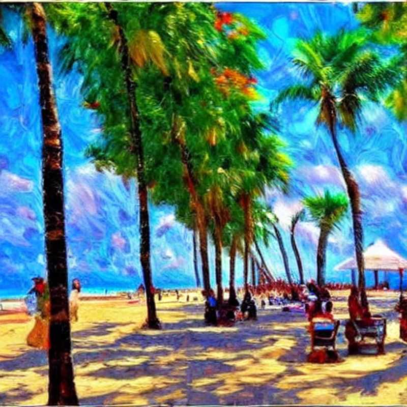 Plage ensoleillée de Cotonou, Bénin, invitant à une escapade estivale rafraîchissante et pleine de découvertes.