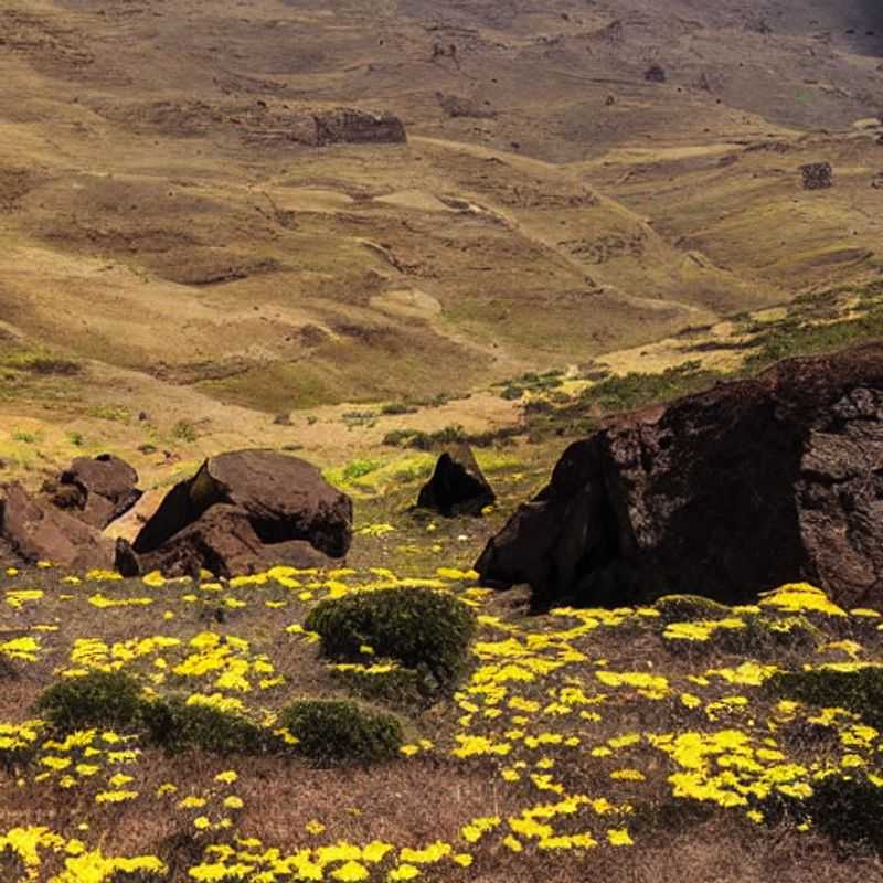 Majestueux paysage du Parc National du Simien, Éthiopie, un écrin de luxe éco-responsable à immortaliser et à partager pour l'éco-touriste connecté.