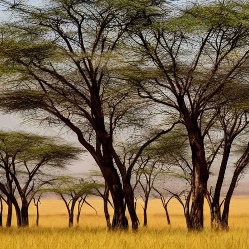 Golden hour bathes the vast plains of Kidepo Valley National Park, Uganda, in a warm glow, a stunning backdrop for capturing authentic moments of connection with the raw beauty of Africa, perfect for the culturally curious traveler.
