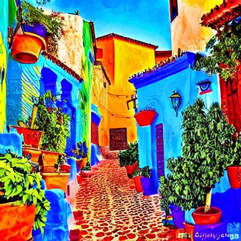 A mesmerizing sea of blue: Explore Chefchaouen, Morocco's captivating Blue Pearl, to discover whether its cool, shaded alleyways offer a perfect summer escape from the desert heat.