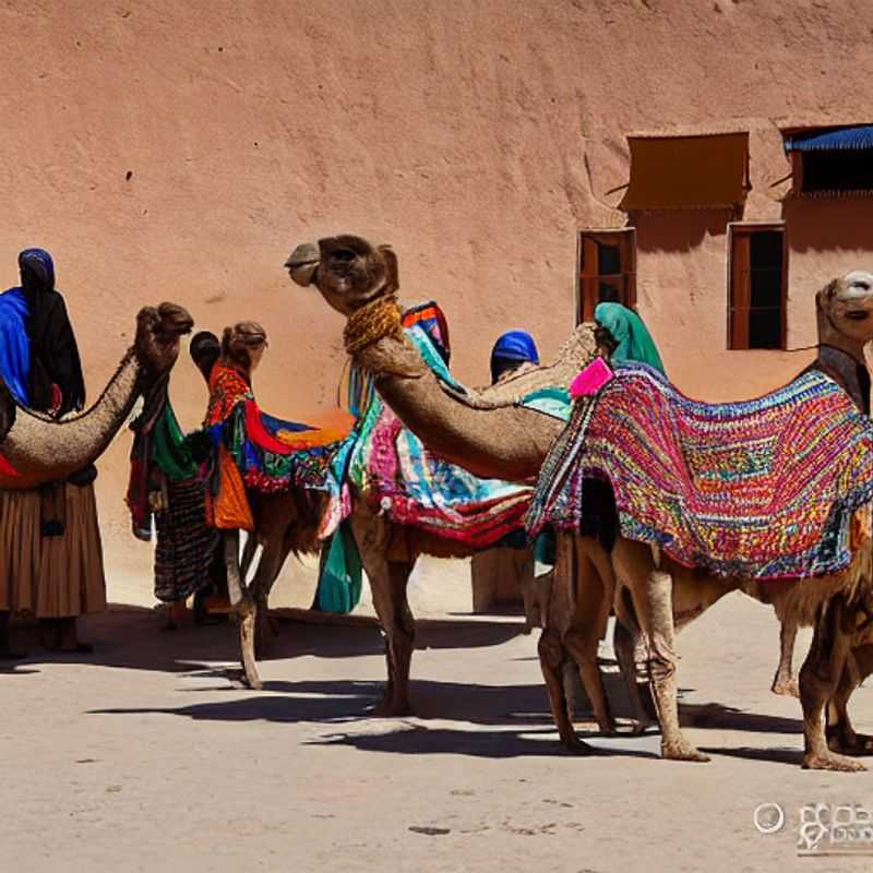 Mercado de Camelos de Guelmim, Marrocos: Um vibrante mar de cores e tradição, mas será o calor escaldante do verão o seu melhor companheiro? Descubra as dicas para sobreviver a esta aventura saariana!
