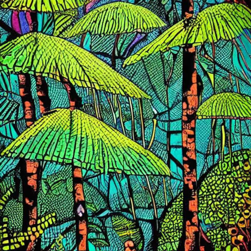 Une vue captivante de la forêt impénétrable de Bwindi, en Ouganda, un havre de paix en pleine nature sauvage, idéal pour des vacances estivales inoubliables.