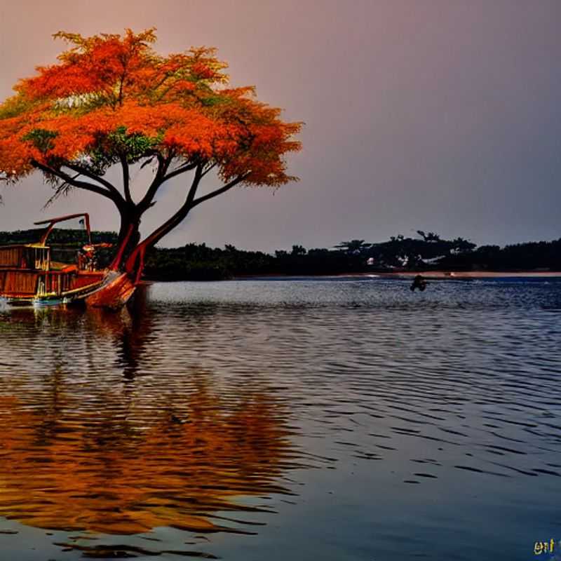 Luxury glamping on the shores of Volta Lake, Ghana, offering festivalgoers the perfect blend of rhythm, relaxation, and Instagram-worthy moments.