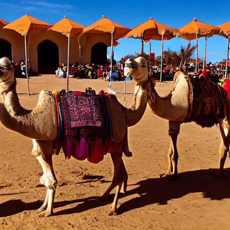 Le Marché aux Chameaux de Guelmim en été : Un bain de soleil ou une fournaise infernale ?<h3>Guelmim sous le soleil de plomb : Mythes, légendes et survie estivale au pays des dromadaires</h3><h3>Chaleur, chameaux et mystères : Guelmim en été, une aventure à la croisée du folklore et de la prudence</h3><h3>Couleurs d'automne au pays des mille et une nuits : Guelmim, une oasis de fraîcheur... ou pas ?</h3><h3>Survivre à la chaleur du désert : Guide pratique pour un voyage estival réussi à Guelmim</h3><h3>Le marché aux chameaux de Guelmim : Quand les légendes du désert rencontrent la réalité estivale</h3>