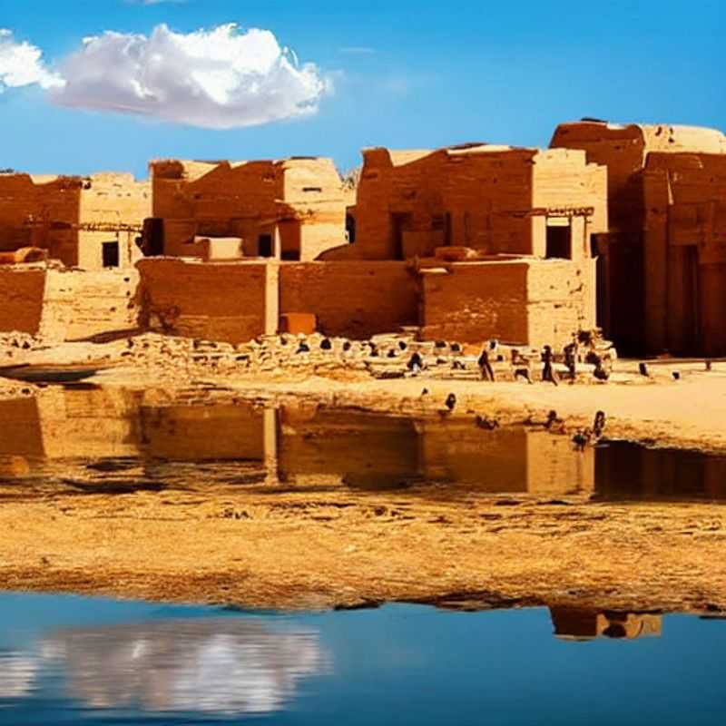 Casal desfrutando da brisa fresca e das paisagens deslumbrantes de Wadi El Rayan, Egito, um oásis de tranquilidade perfeito para escapar do calor do verão. Será que Wadi El Rayan é o seu destino ideal para as férias de verão? Descubra neste guia!