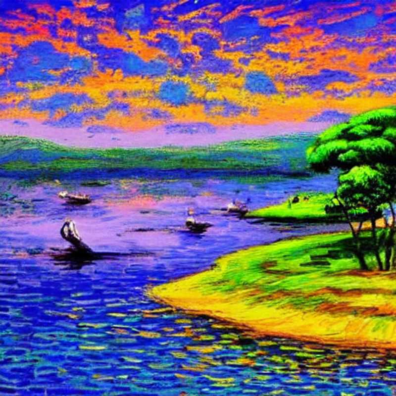 Un groupe de voyageurs se détend et profite des vues panoramiques sur le lac Victoria, entre le Kenya, l'Ouganda et la Tanzanie, un choix idéal pour des vacances d'été.