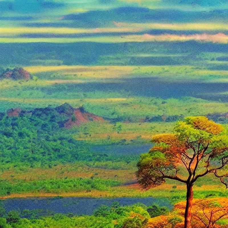 Akagera's raw beauty meets refined comfort: a business traveler's curated capture of luxury amidst the Rwandan wilderness, showcasing prime content potential for social impact.