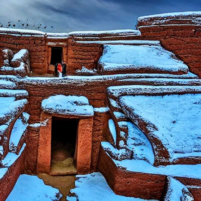 Lalibela, Éthiopie : Une vue imprenable sur les églises taillées dans la roche baignées par le soleil d'été, révélant la majesté spirituelle et architecturale de ce site classé au patrimoine mondial de l'UNESCO. Découvrez si Lalibela est la destination idéale pour vos vacances d'été !