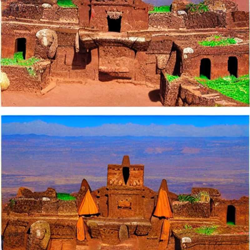 Lalibela, Éthiopie : un explorateur culturel découvre la beauté spirituelle et l'architecture monolithique, capturant des moments de luxe et d'émerveillement pour les réseaux sociaux.