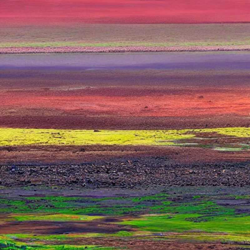 Vista panorâmica deslumbrante da Cratera de Ngorongoro, Tanzânia, exuberante e verdejante sob o sol de verão, convidando a uma aventura inesquecível durante as suas férias.