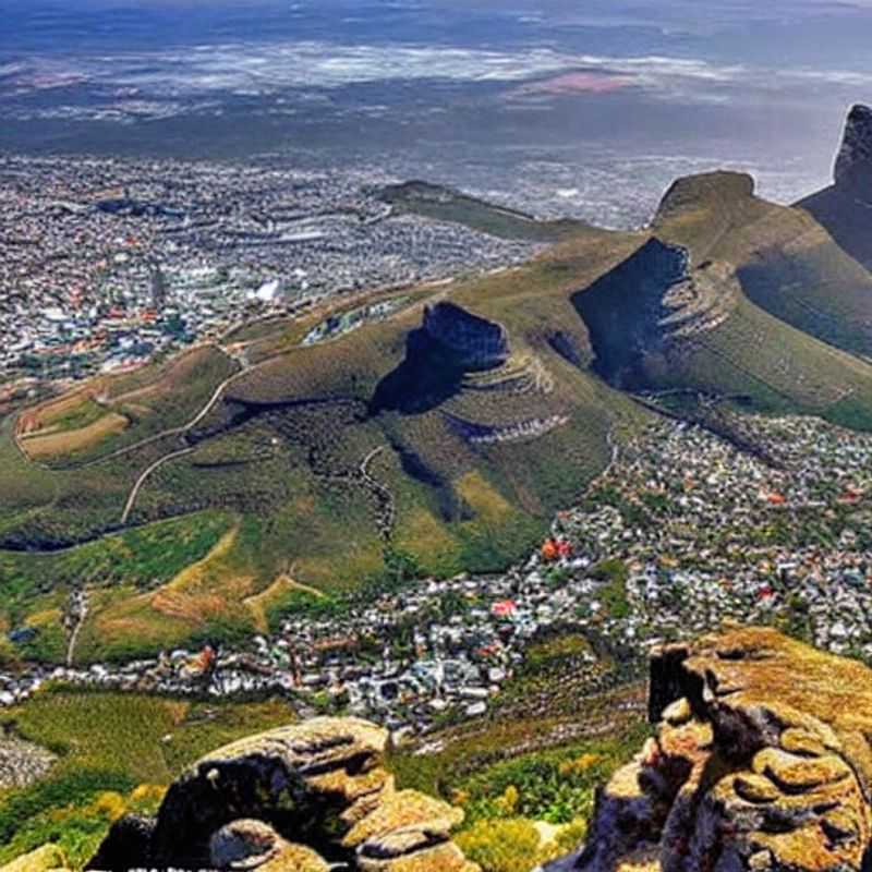 A majestosa Table Mountain banhada pelo sol de verão, convidando você a descobrir os encantos da Cidade do Cabo em umas férias inesquecíveis.