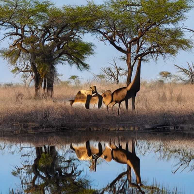 Dois casais maravilham-se com a beleza selvagem do Parque Nacional Chobe, Botswana, durante as férias de verão de 4 dias.
