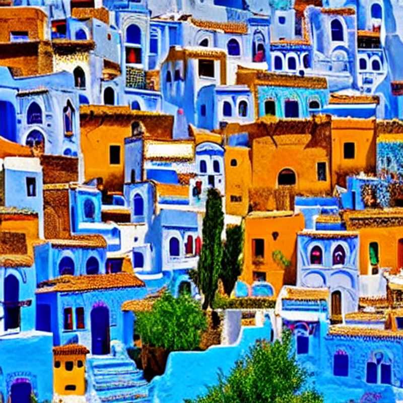 Chefchaouen, Maroc: Rêve bleu azur capturé, luxe discret et authentique pour le voyageur exigeant, un spot Instagram d'exception.