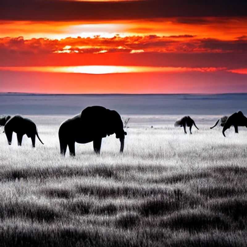 Un león majestuoso reina sobre la vasta sabana del Parque Nacional Serengueti, Tanzania, bajo el sol radiante del verano. ¿Será este el destino perfecto para tus vacaciones? Descúbrelo en nuestra guía.