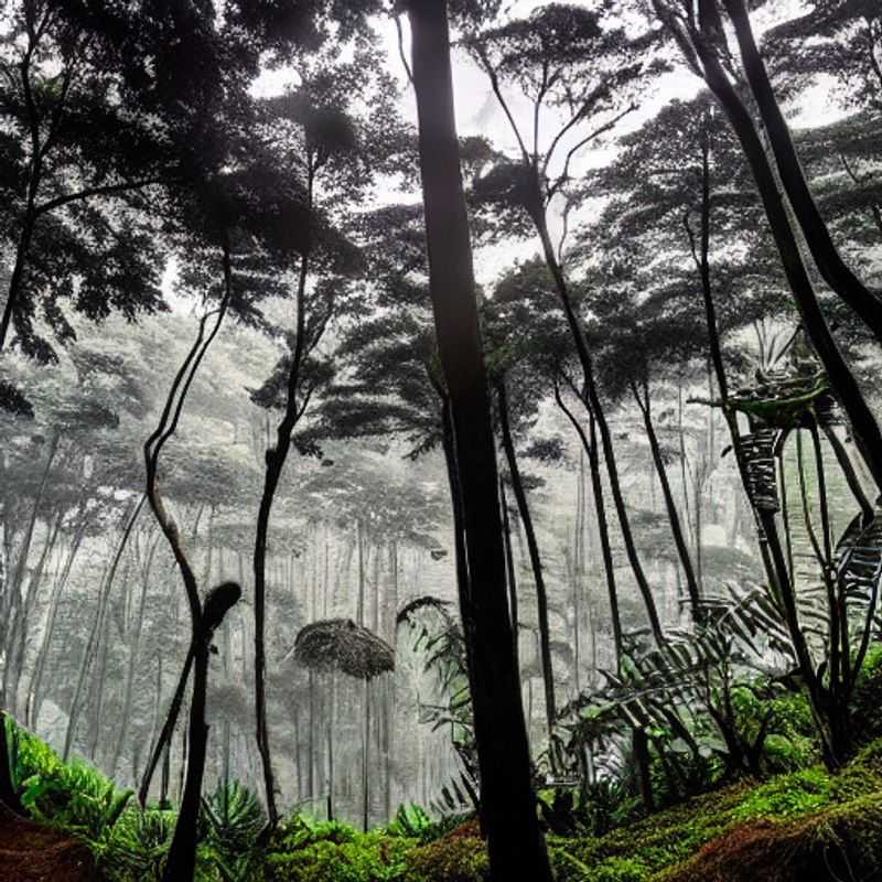 Lush, emerald canopy of Nyungwe Forest National Park, Rwanda, beckoning with cool respite and chimpanzee sightings, a refreshing escape from the summer heat. Explore its biodiversity on an unforgettable summer holiday.