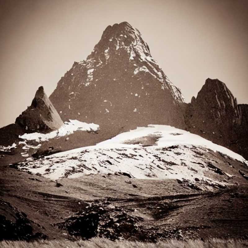 Le Mont Kenya, majestueux sous le soleil d'été, promesse d'aventures inoubliables lors de vos vacances estivales.